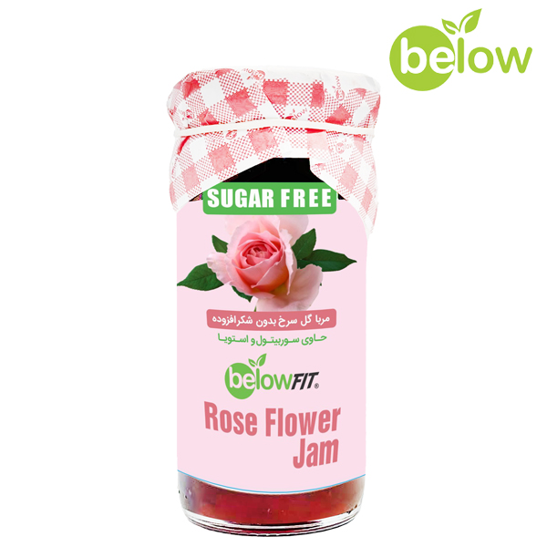 مربا گل سرخ بدون شکر ۳۰۰ گرمی بیلو